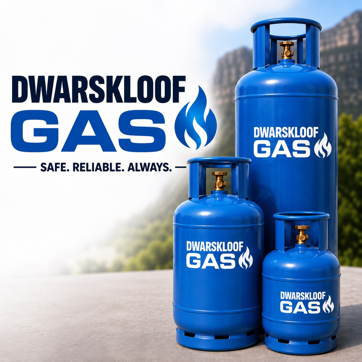 Dwarskloof Gas LPG cylinders and advertised prices